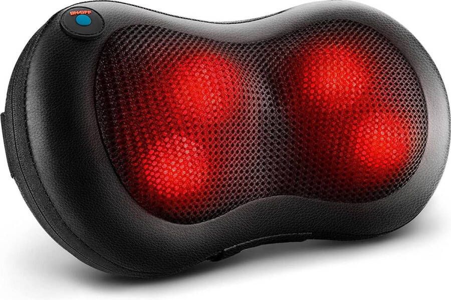 Omnium Shiatsu Massagekussen Portable Massage Apparaat Nekmassage Apparaat met Warmtefunctie