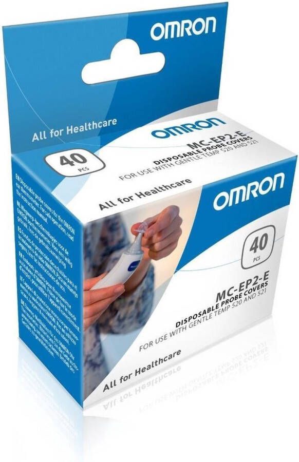 Omron Gentle Temp-Sondekapjes Thermometer Hoesjes Wegwerp voor MC521 MC520 & MC522 PRO 40 Stuks