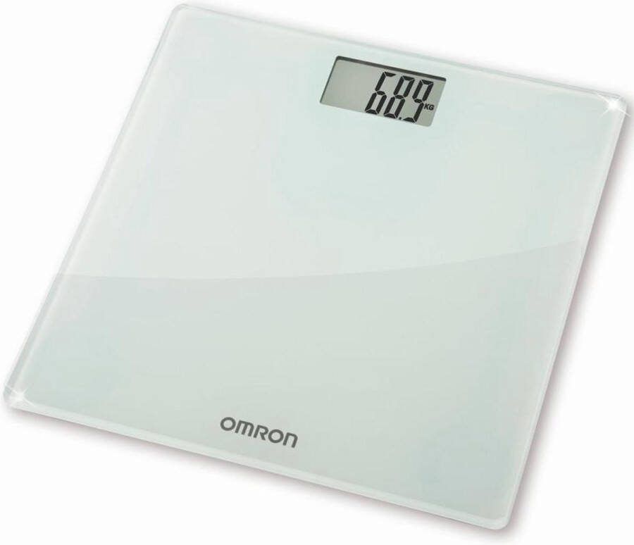 Omron HN286 Personenweegschaal Digitale Weegschaal Scale Body Weight Scale Klinisch Gevalideerd Max. 180kg Wit