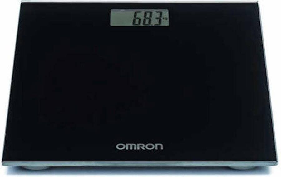 Omron HN289 Personenweegschaal Digitale Weegschaal Scale Body Weight Scale Max. 150kg Diep Zwart