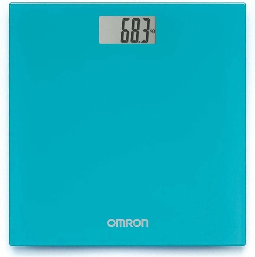 Omron HN289 Personenweegschaal Digitale Weegschaal Scale Body Weight Scale Max. 150kg Oceaanblauw