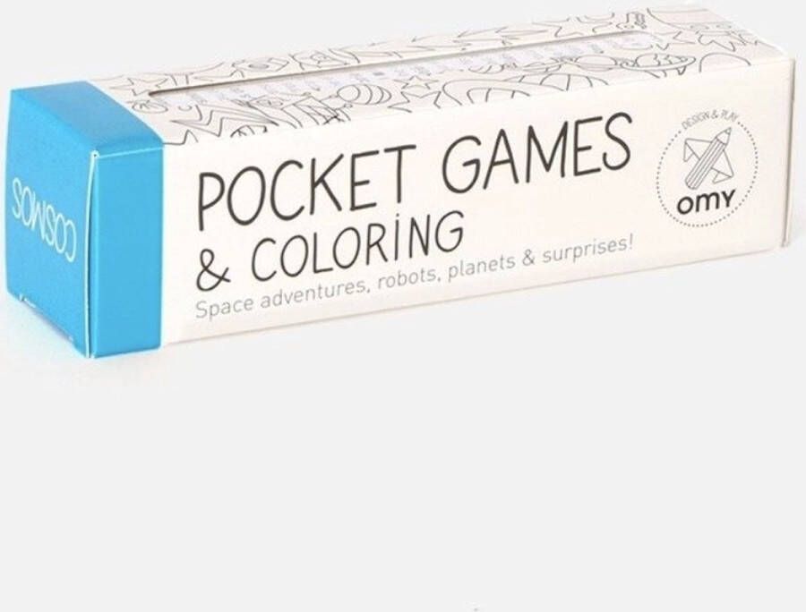 OMY Pocket Games & Coloring Cosmos Space Adventures Robots Planets & Surprises!