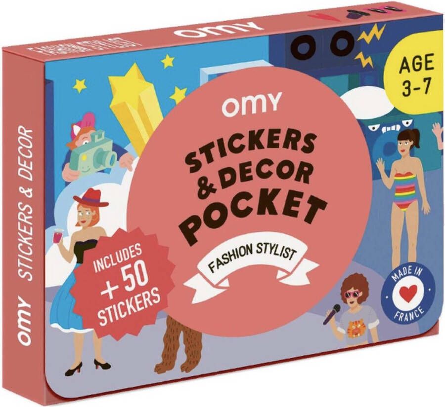 OMY Pocket Sticker and Decor Fashion Stylist