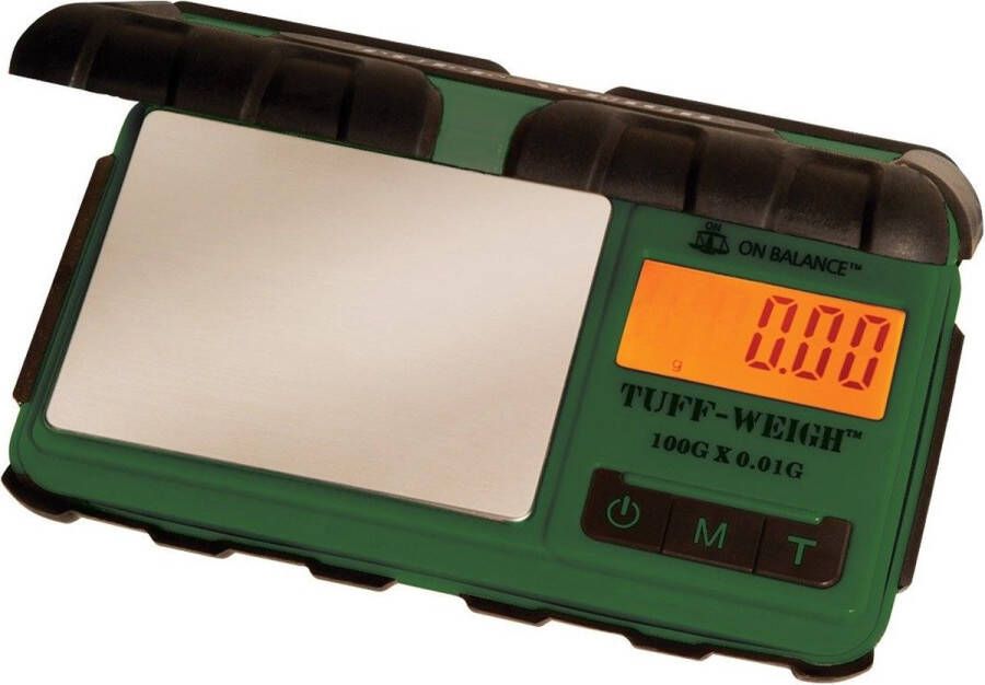 On Balance Tuff-Weigh Groen Zwart Digitale Precisie Weegschaal 0.01 tot 200 Gram Nauwkeurig