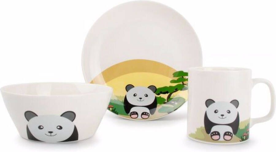 Ona Kinderservies 3-delig Kids Panda