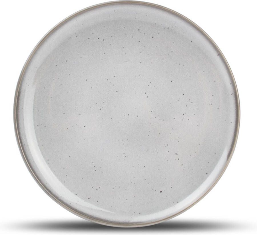 Cookinglife Ontbijtbord Freckles Grijs ø 19.5 cm