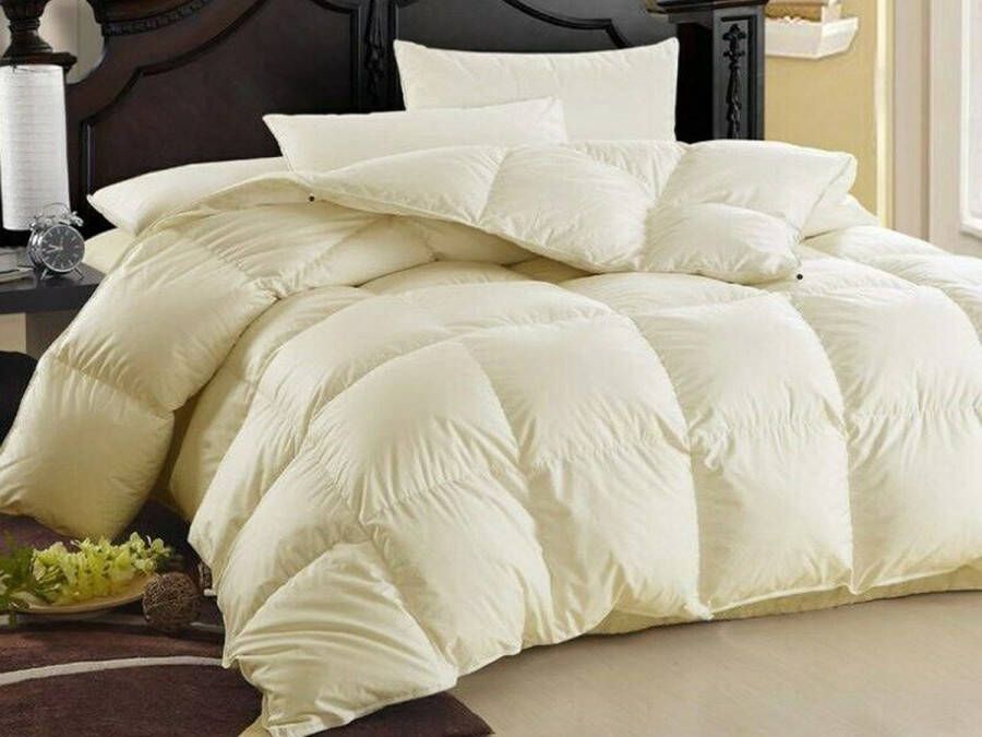 Oncedoce Dekbed 135x200cm Ganzendons 450g Vulling – Eenpersoons Virga ZOMER Luxe Dons Zomerdekbed Wasbaar – Extra Luchtig en comfortabel