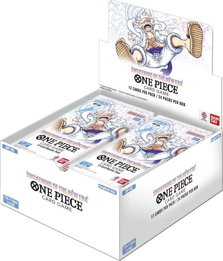 One Piece OP5 Awakening of the New Era Booster Display Trading Cards 24 pakjes