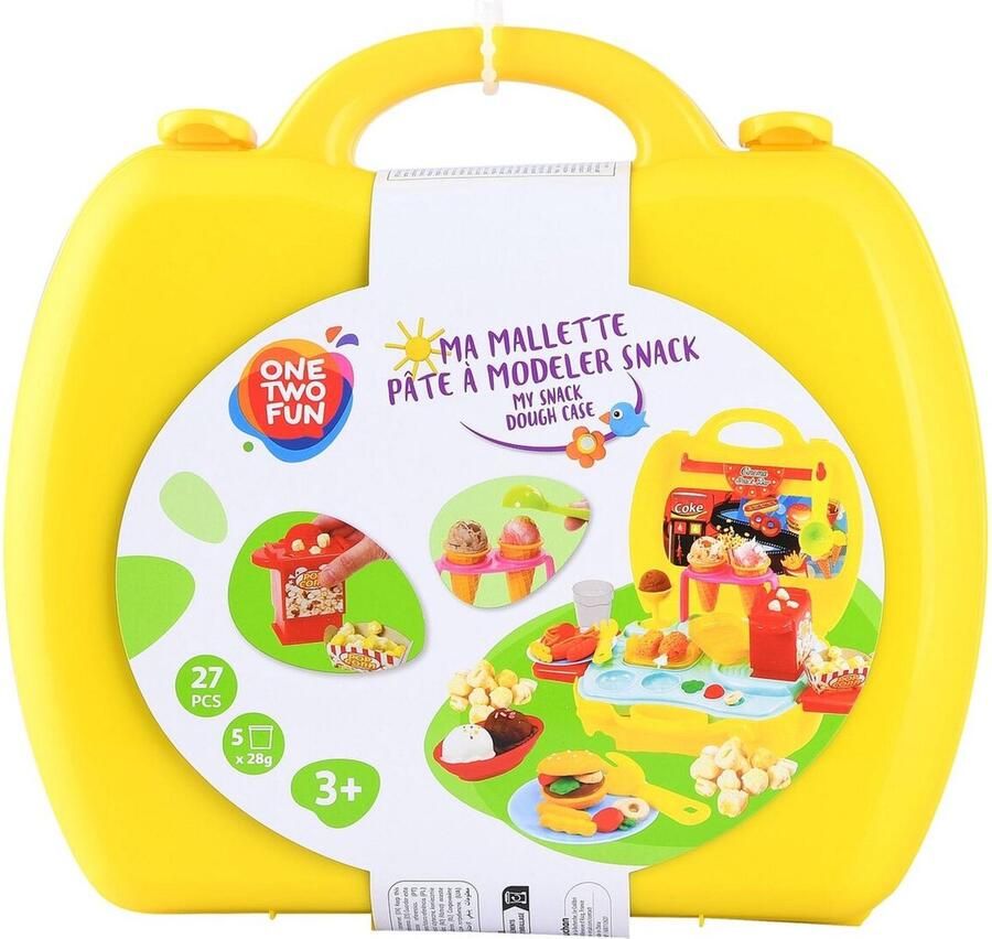 One two fun Klei speelset snackbar