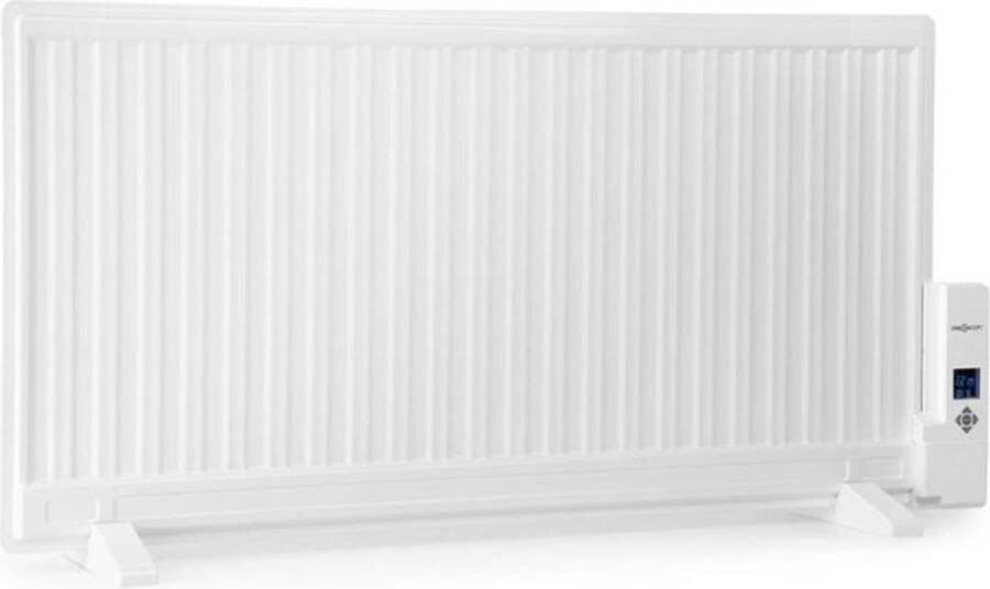 OneConcept Wallander Olieradiator 1000W Thermostaat Oliekachel Ultra plat Wit