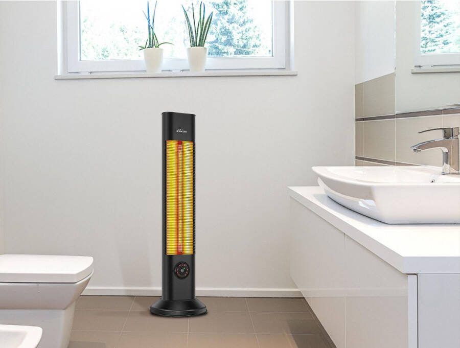 Oneiro 's luxe 2000W halogeen kachel met afstandsbediening 9x18x101 cm ECO infrarood kachel infrarood verwarmingspaneel elektrische verwarming waninfrarood verwarming infrarood paneel infrarood kachel