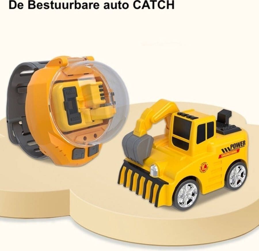 Oneiro s Luxe Bestuurbare auto horloge CATCH – speelgoed – kerst – lego – auto s – cars – fast