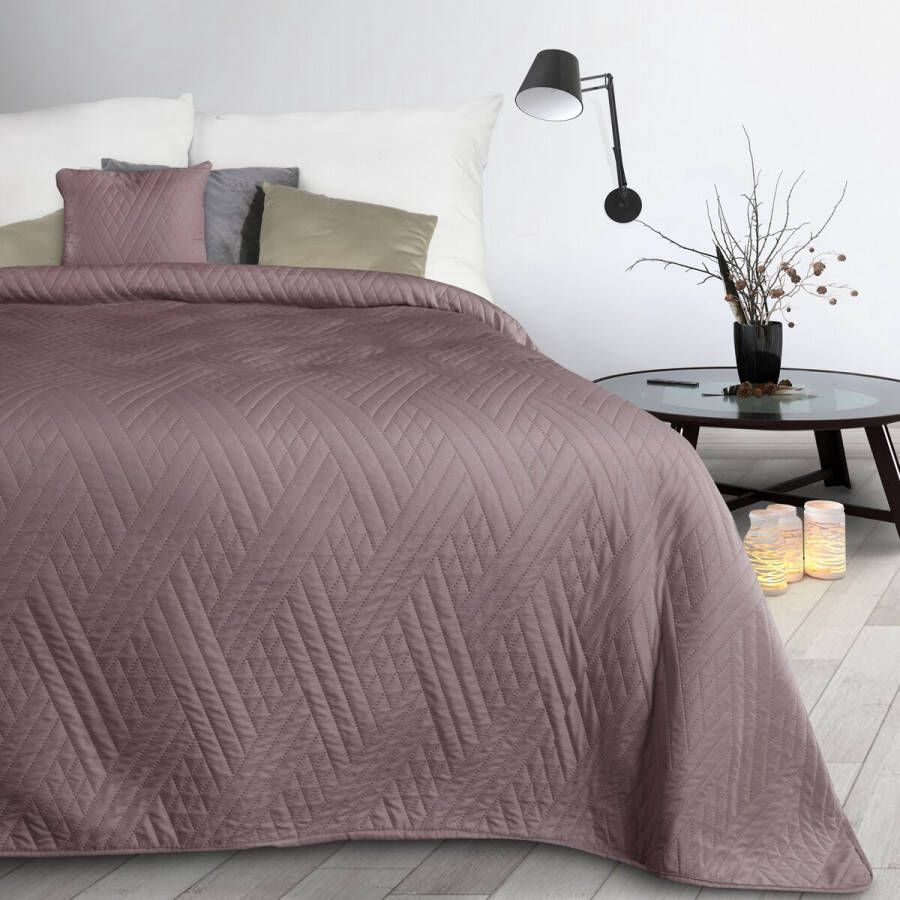 Oneiro s luxe BONI Type 1 Beddensprei Roze 170x210 cm – bedsprei 2 persoons – beddengoed – slaapkamer – spreien – dekens – wonen – slapen