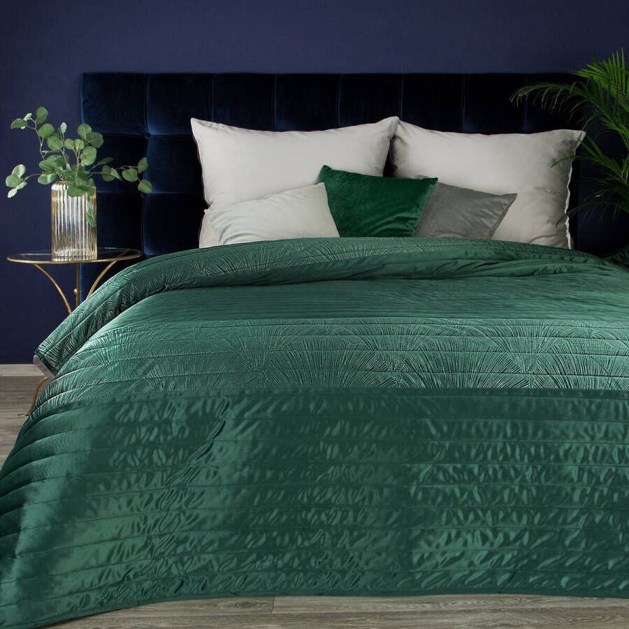 Oneiro s luxe FRIDA Type 2 Beddensprei 220x240 cm – bedsprei 2 persoons beige – beddengoed – slaapkamer – spreien – dekens – wonen – slapen
