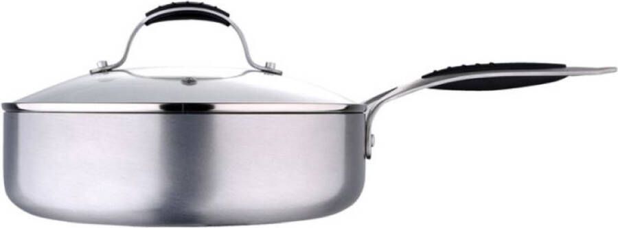 Oneiro s Luxe Hapjespan – ø24 x H 17 cm – koken – tafelen – keuken – hapjespan – inductie – gas – potten – pannen