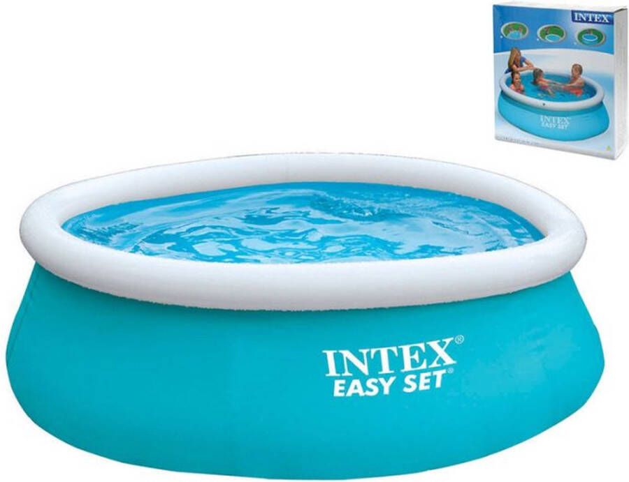 Oneiro s Luxe Intex Zwembad Easy Set Pool 183x51 zomer – tuin – spelen speelgoud – buitenspeelgoed – zwembad – zwemmen – zomer – intex – tuinaccessoires – koelen – opblaasbaar