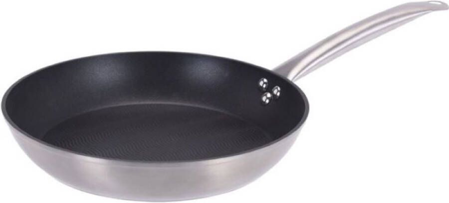 Oneiro s Luxe Koekenpan aluminium – Ø28cm x H5 5cm- 1 9L – koken – tafelen – keuken – koekenpan – inductie – gas – potten – pannen