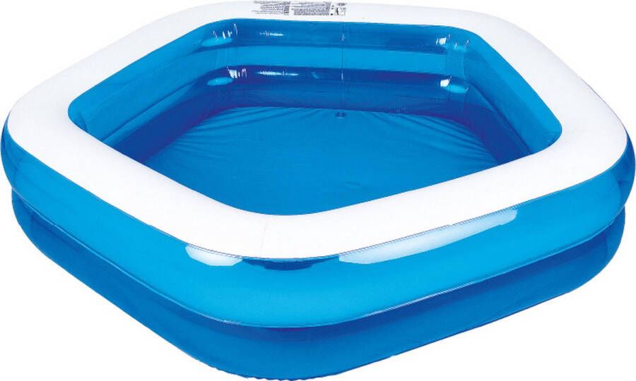 Oneiro s Luxe Opblaaszwembad Lounge 5-hoek | 201x197x47cm zomer – tuin – spelen speelgoud – buitenspeelgoed – zwembad – zwemmen – zomer – intex – tuinaccessoires – koelen – opblaasbaar