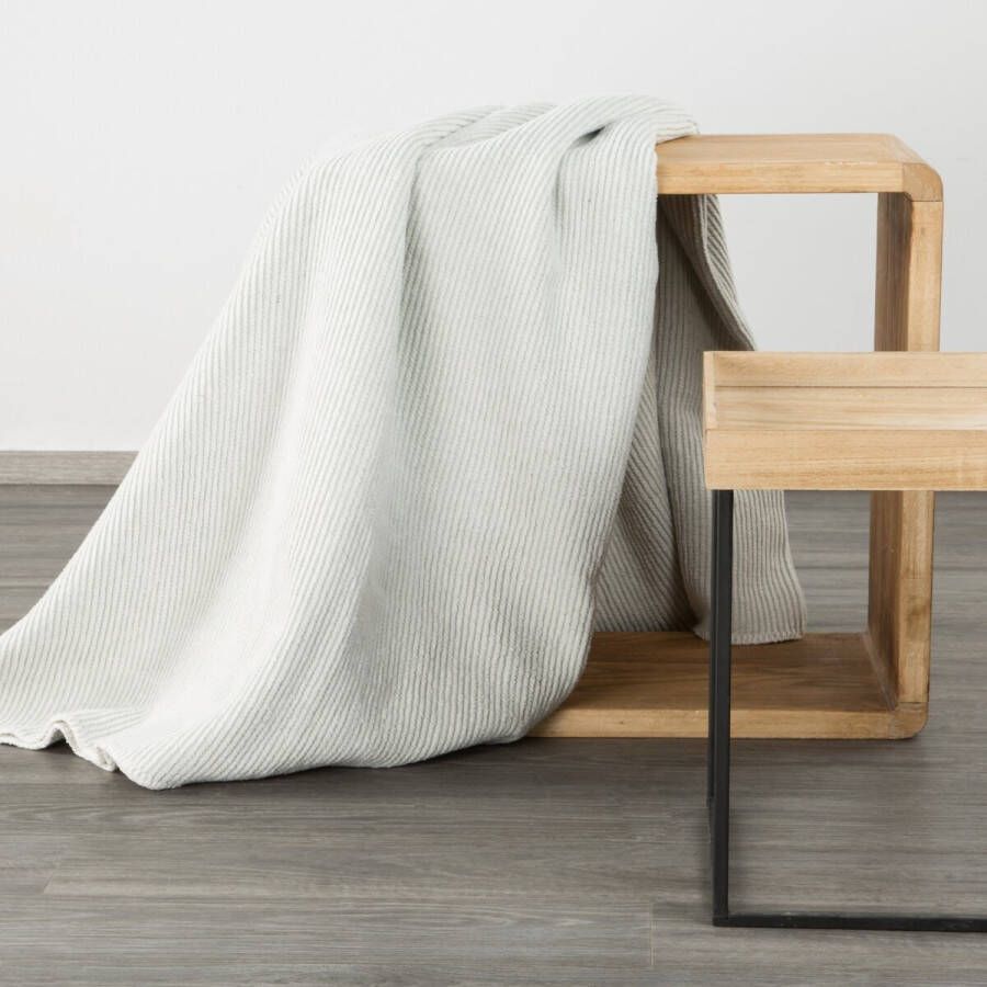Oneiro s Luxe Plaid AMBER wit 150 x 200 cm wonen interieur slaapkamer deken – cosy – fleece sprei