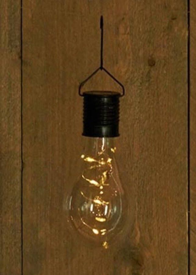 Oneiro s Luxe SOLAR LAMP HELDER 4LED Zwart 8x15 cm op Zonneenergie Warm wit Tuinverlichting Lichtsnoer voor buiten zwart prikspot zonne-energie – LED – zomer – tuinverlichting – solarlamp