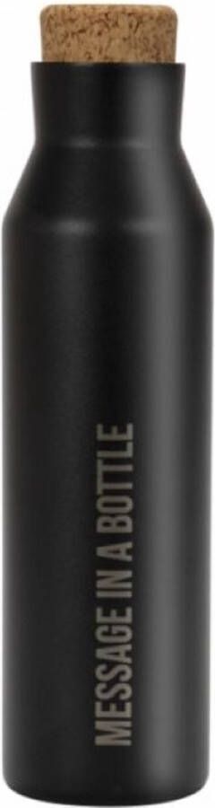 Oneiro s Luxe Thermosfles RVS 500 ml zwart