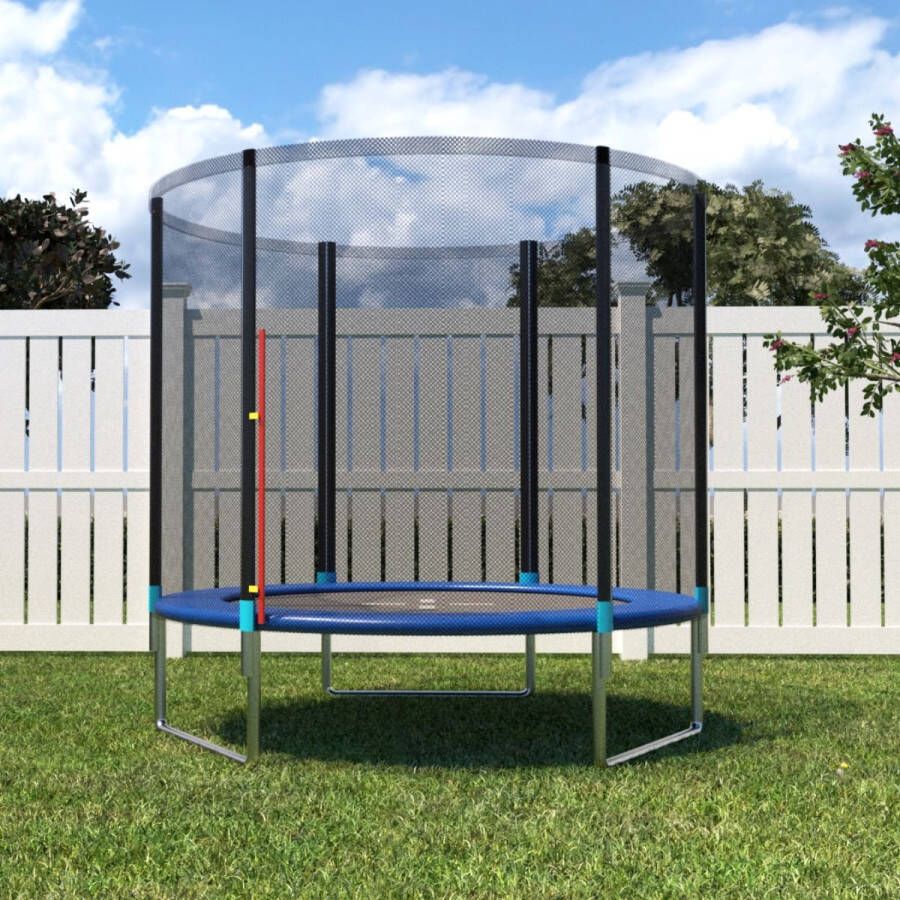 Oneiro s Luxe Trampoline 244cm met veiligheidsnet – tuin – spelen – speelgoed – zomer