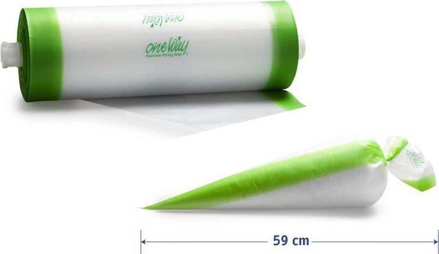Oneway Spuitzak gr cl 590x280mm XL Rol 100 stuks