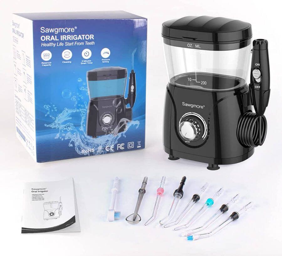 Water Flosser Waterflosser Orale Irrigator 600 ml Tandreiniger voor Tanden Remmen 8 Professionele Waterflossers Orale Irrigator