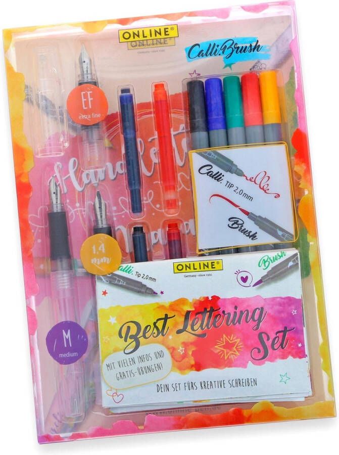 Online Best Lettering Set Calli pen Brush pen