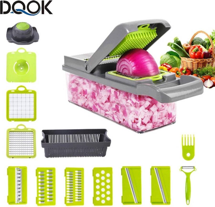 Online emperium Groente Cutter Multifunctionele Slicer Fruit Dunschiller Wortel Rasp Keuken Accessoires Mand Plantaardige Slicer