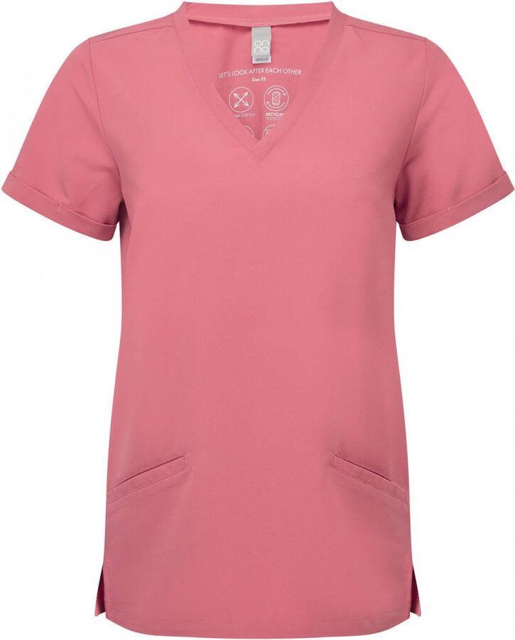 ONNA Schort Tuniek Werkblouse Dames 3XL Calm Pink 42% Polyester 33% 19% Viscose 6% Elasthan
