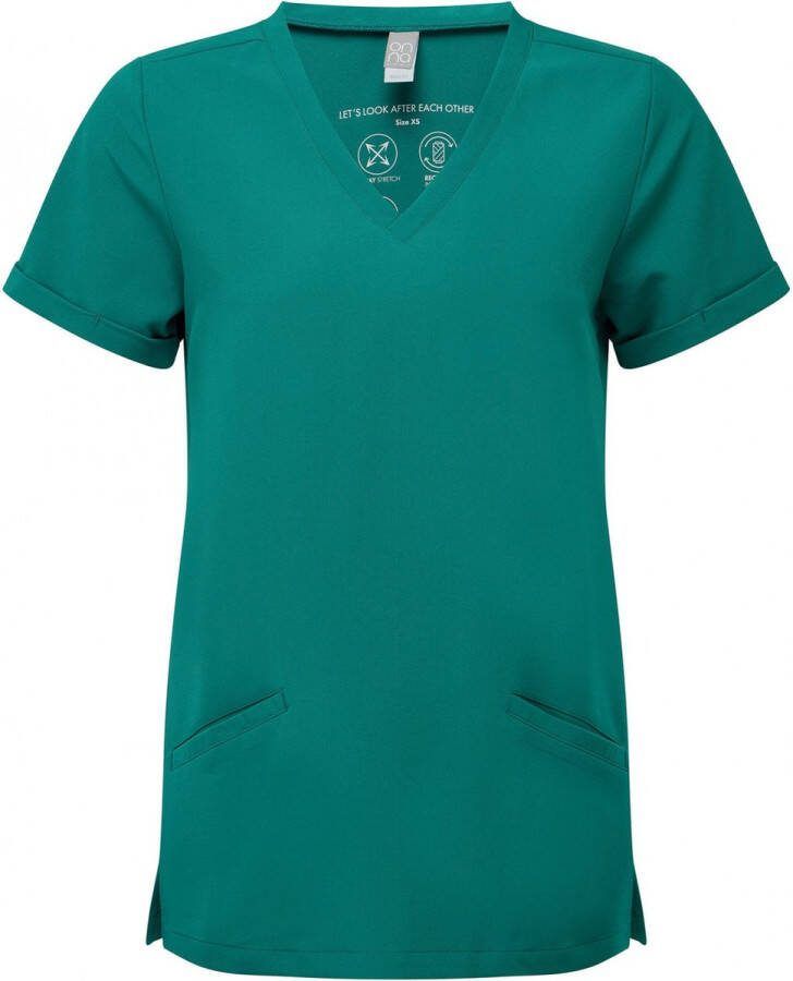 ONNA Schort Tuniek Werkblouse Dames XL Clean Green 42% Polyester 33% 19% Viscose 6% Elasthan