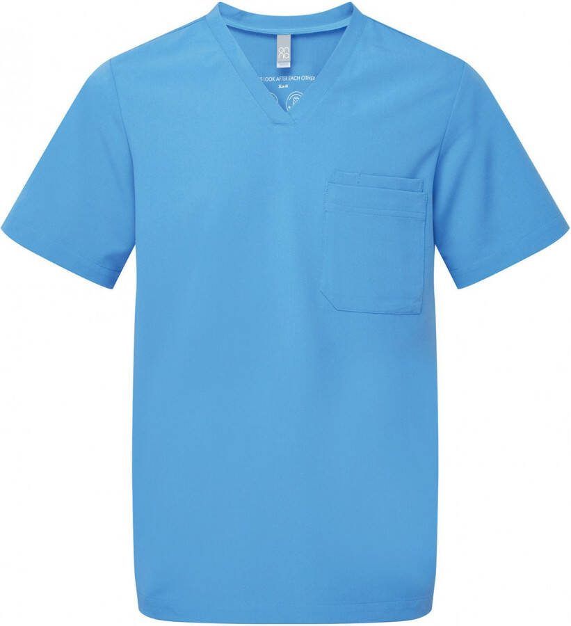 ONNA Schort Tuniek Werkblouse Heren L Ceil blue 42% Polyester 33% 19% Viscose 6% Elasthan