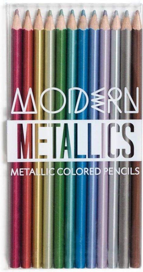 Merkloos Ooly Modern Metallic Kleurpotloden
