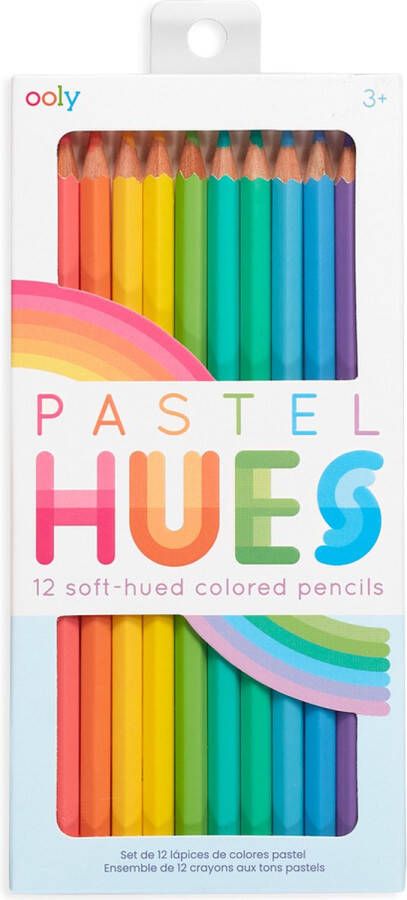 Ooly Pastel Hues Colored Pencils 12 Pastelkleurige Kleurpotloden Geschikt Vanaf 3 Jaar