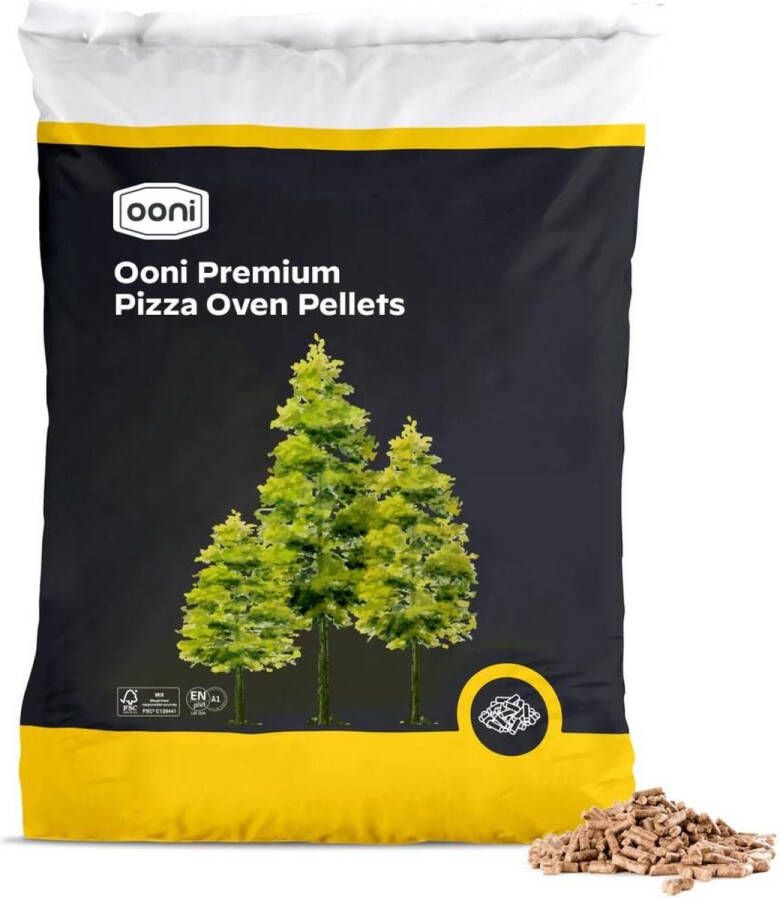 Ooni Pellets Eik 10kg Ideaal voor pizza pelletovens Fyra 12 & 3