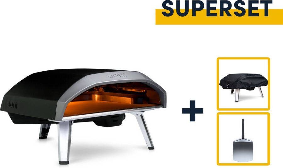 Ooni Pizza Ovens Ooni SUPERSET Koda 16 gasgestookte pizzaoven