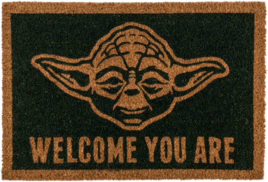 OOTB Deurmat Star Wars Yoda 'Welcome you are' Groen Yoda deurmat