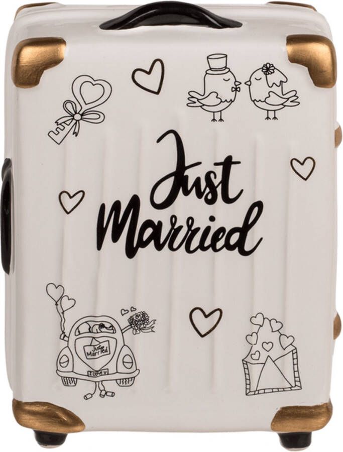 OOTB Spaarpot vakantie trolley Just married voor bruiloft