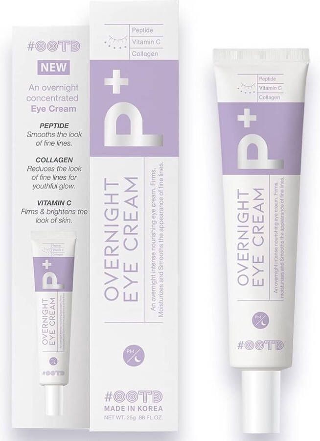 #OOTD Overnight Eye Cream met Peptide Collageen & Vitamine C Vegan Korean Skincare