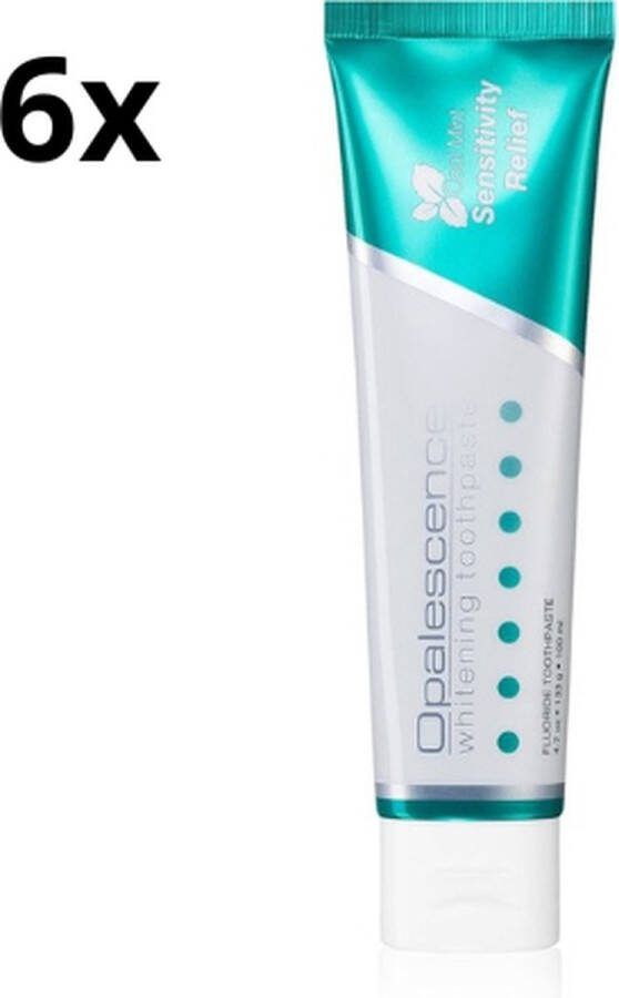 OPALESCENCE 6x Sensitivity Relief Whitening Tandpasta 100 ml Voordeelverpakking