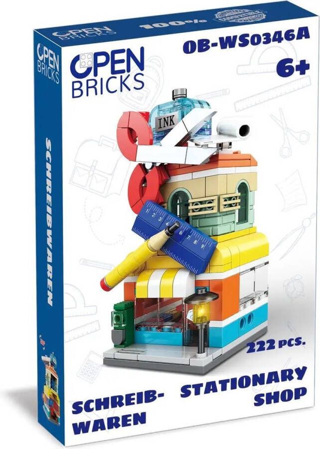 Open Bricks Stationaire Winkel Bricks Stationary Bricks Stationaire Speelgoed verjaardagscadeau cadeau idee
