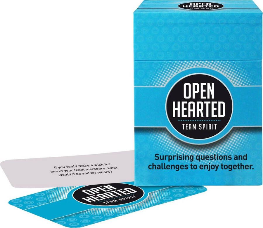 Open Up! Openhearted Team Spirit Engelstalige versie van Openhartig Team Spirit Gespreksstarter