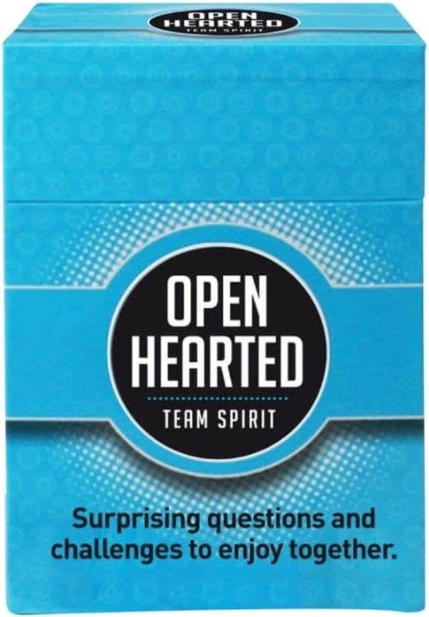 Open Up! Openhearted Team Spirit Engelstalige versie van Openhartig Team Spirit Gespreksstarter