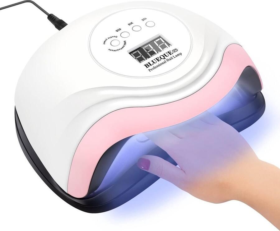 Ophy Licht Curing Apparaat 168W Nageldroger UV LED Lamp voor Nagels Professionele Nagellamp 1-delig Snelle Nageldroger Gel Nagellak Uithardende Lamp met 4-timer Instellingen voor Huis en Salon