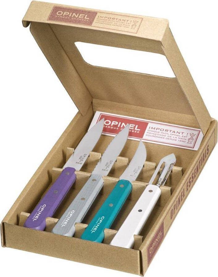 Opinel Les Essentiels Keukenset Art Deco 4-Delig