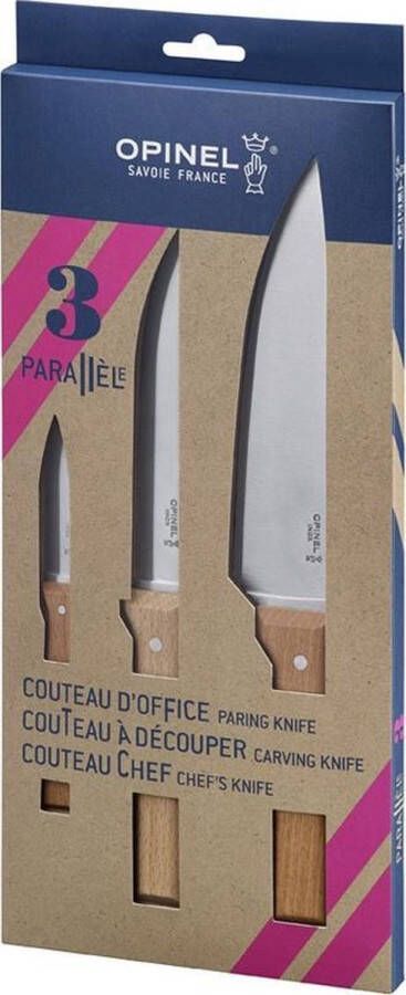 Opinel Parallele messenset 3-delig