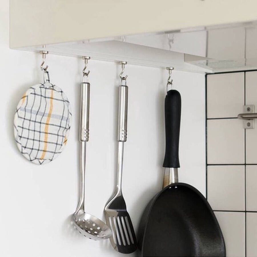 Opline Magneethaak Magneten met Ophanghaken Magneethaken Magneet haakjes 50*40mm voor ijzeren deuren koelkasten keukens kledingrek & kantoor