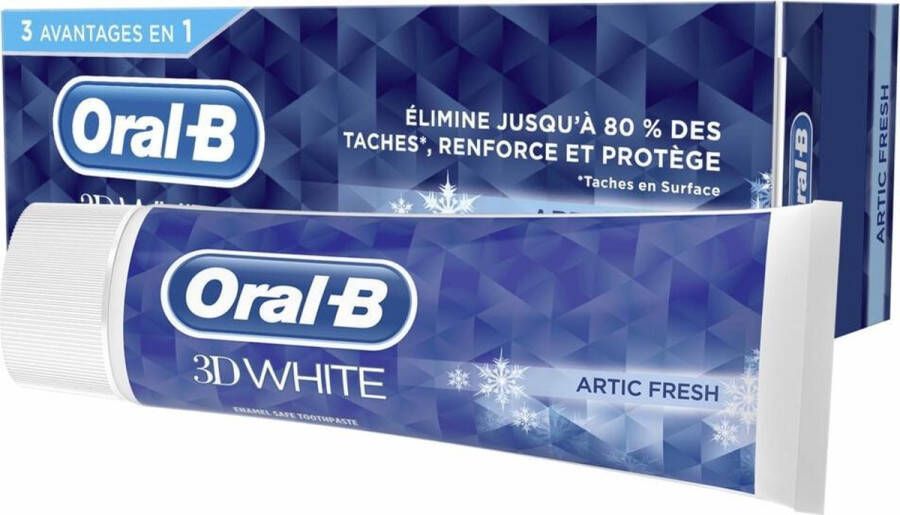 Oral B 12x Oral-B Tandpasta 3d White Arctic Fresh 75 ml