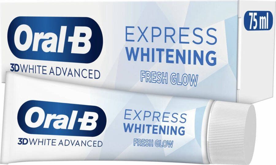 Oral B 12x Oral-B Tandpasta 3DWhite Advanced Express Whitening Fresh Glow 75 ml